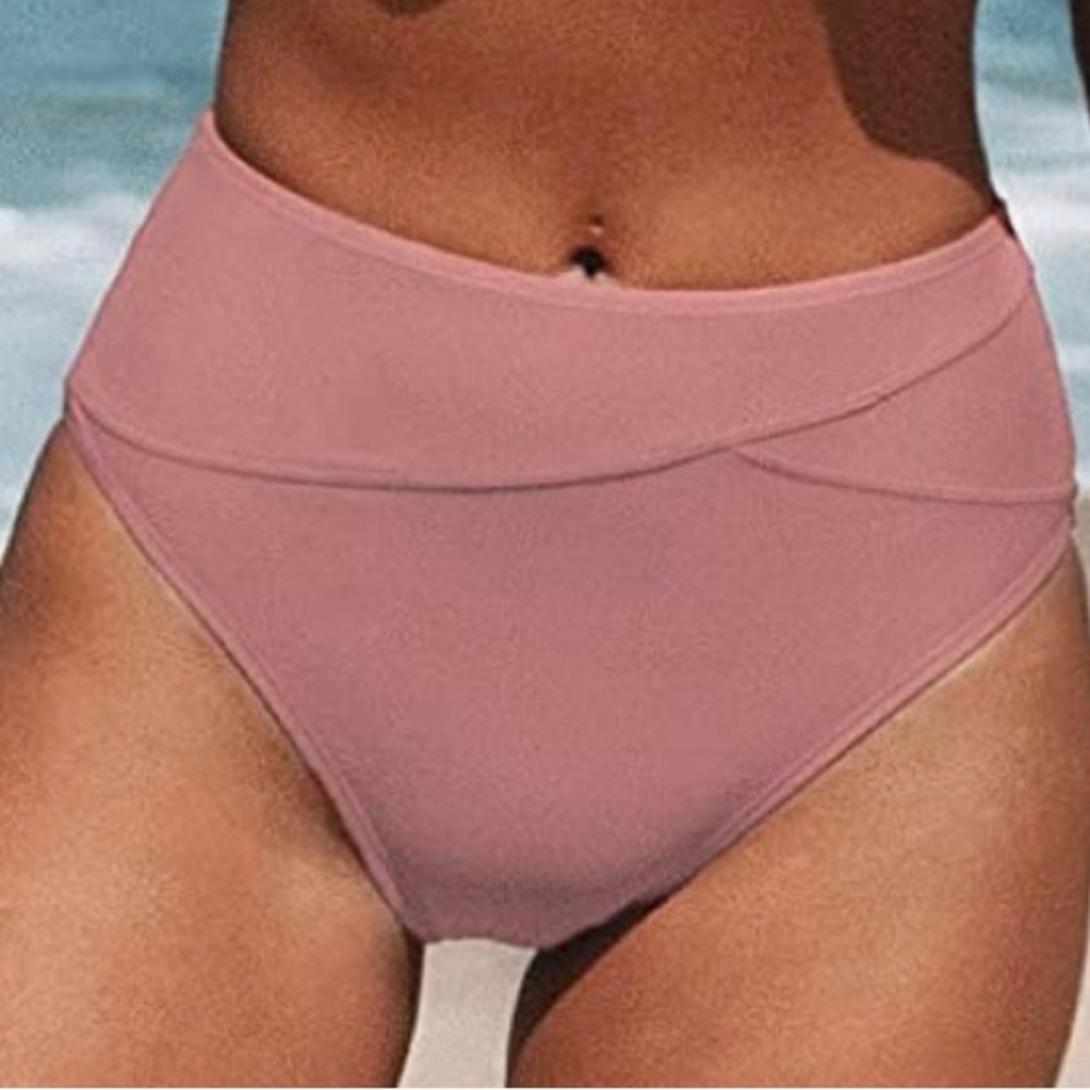 CUPSHE Women's NWT Bikini Bottoms High Waisted.